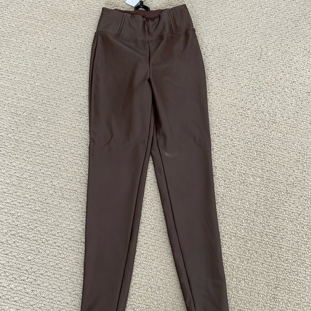 NWT Faux leather leggings